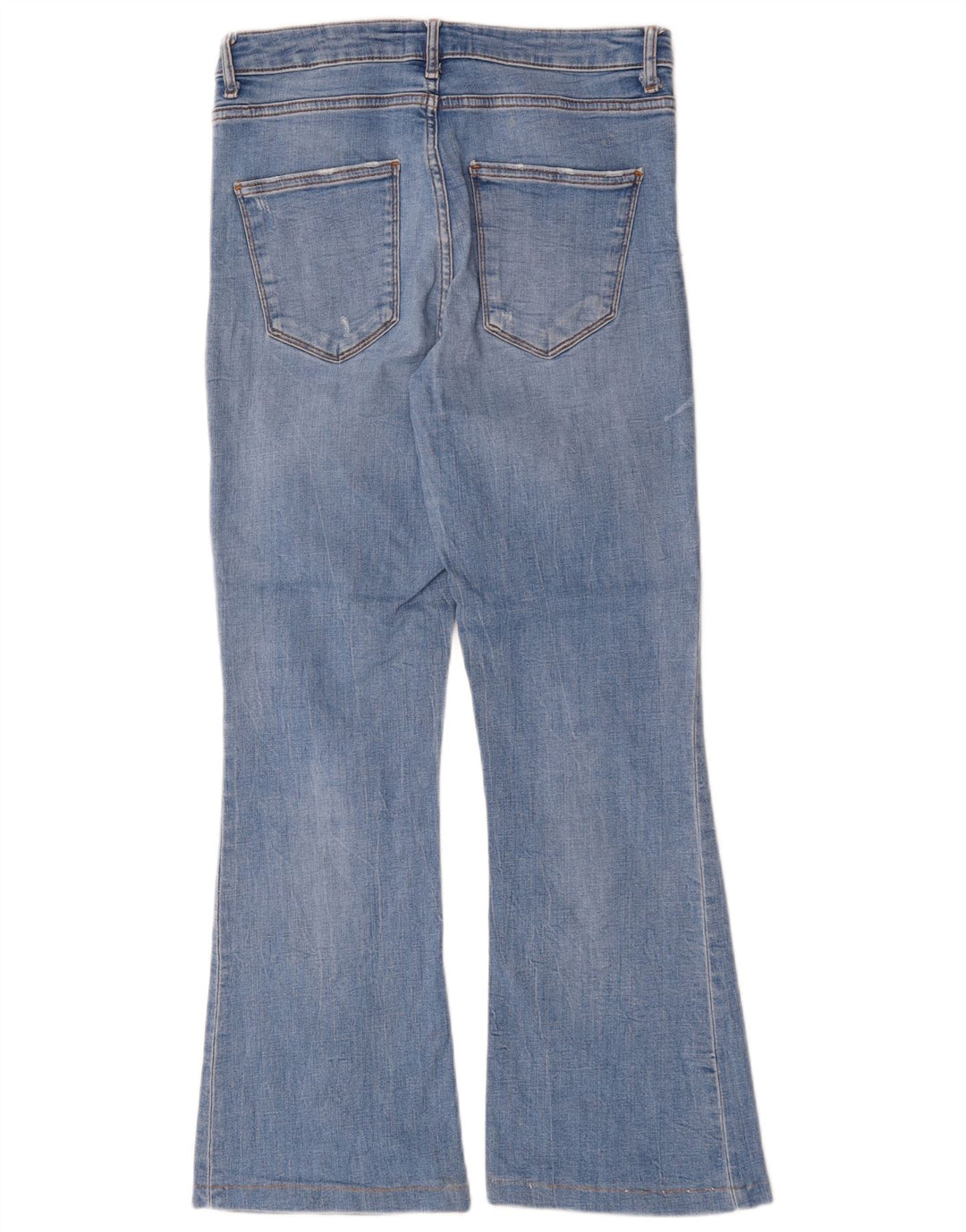 Zara Damen Bootcut Jeans EU 40 Medium W30 L28 Blau