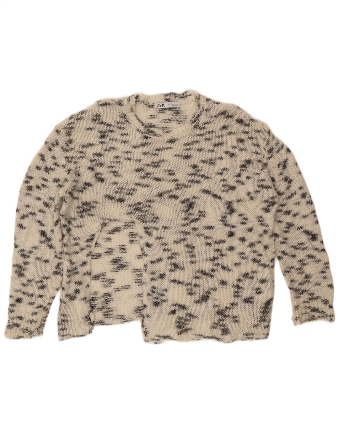 ZARA Damen-Pullover mit Rundhalsausschnitt, Gr