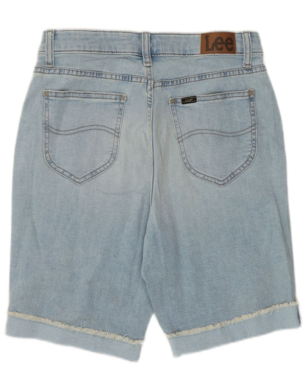 Lee Damen Jeansshorts US 6 Medium W28 Blaue Baumwolle