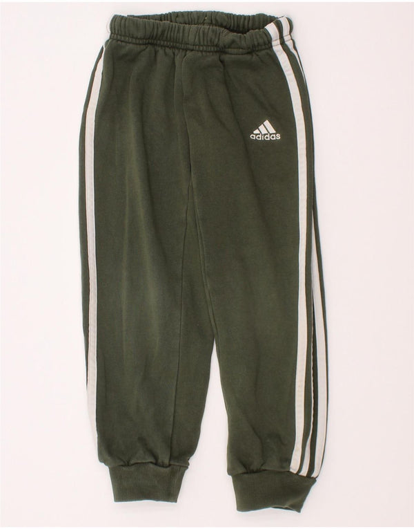 Adidas Jungen Trainingshose Jogger 4–5 Jahre grüne Baumwolle