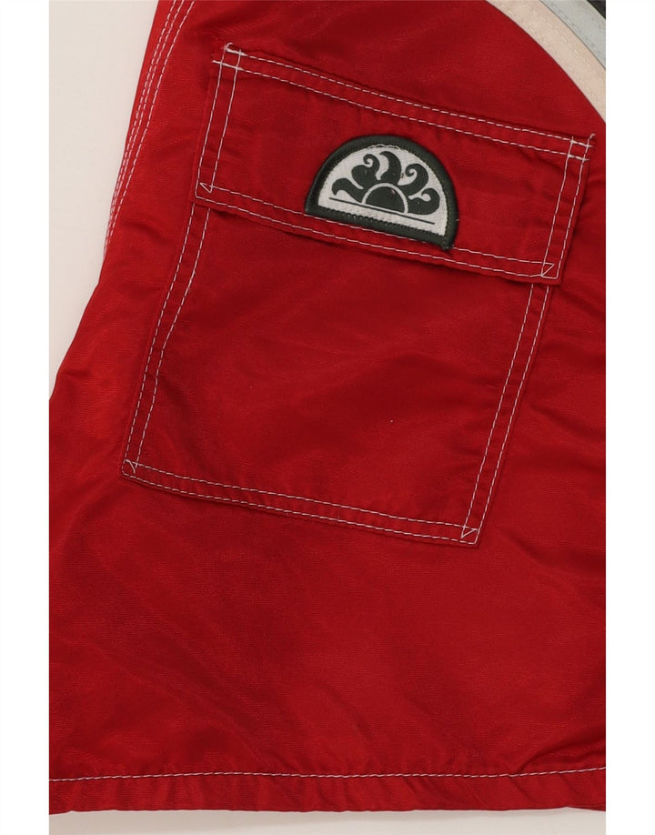 Sundek Herren-Badeshorts, Größe S, Rot