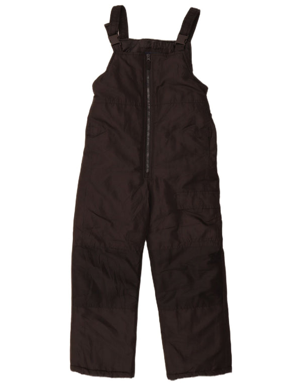 LONDON FOG Latzhose für Jungen, Skioverall, 7–8 Jahre, Größe S, Schwarz, Polyester