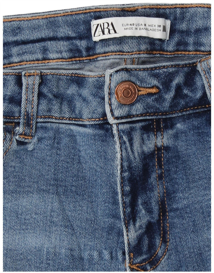Zara Damen Skinny Jeans EU 40 Medium W30 L27 Blau
