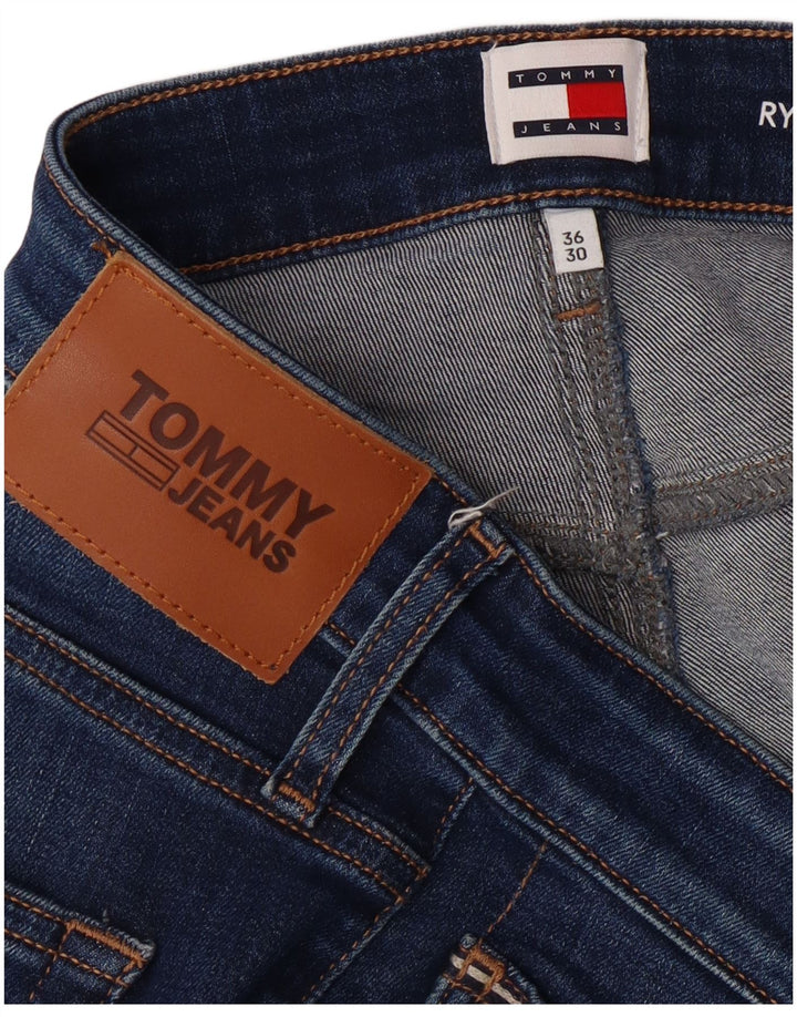 TOMMY HILFIGER Herren Ryan Regular Fit Straight Jeans W36 L30 Blaue Baumwolle