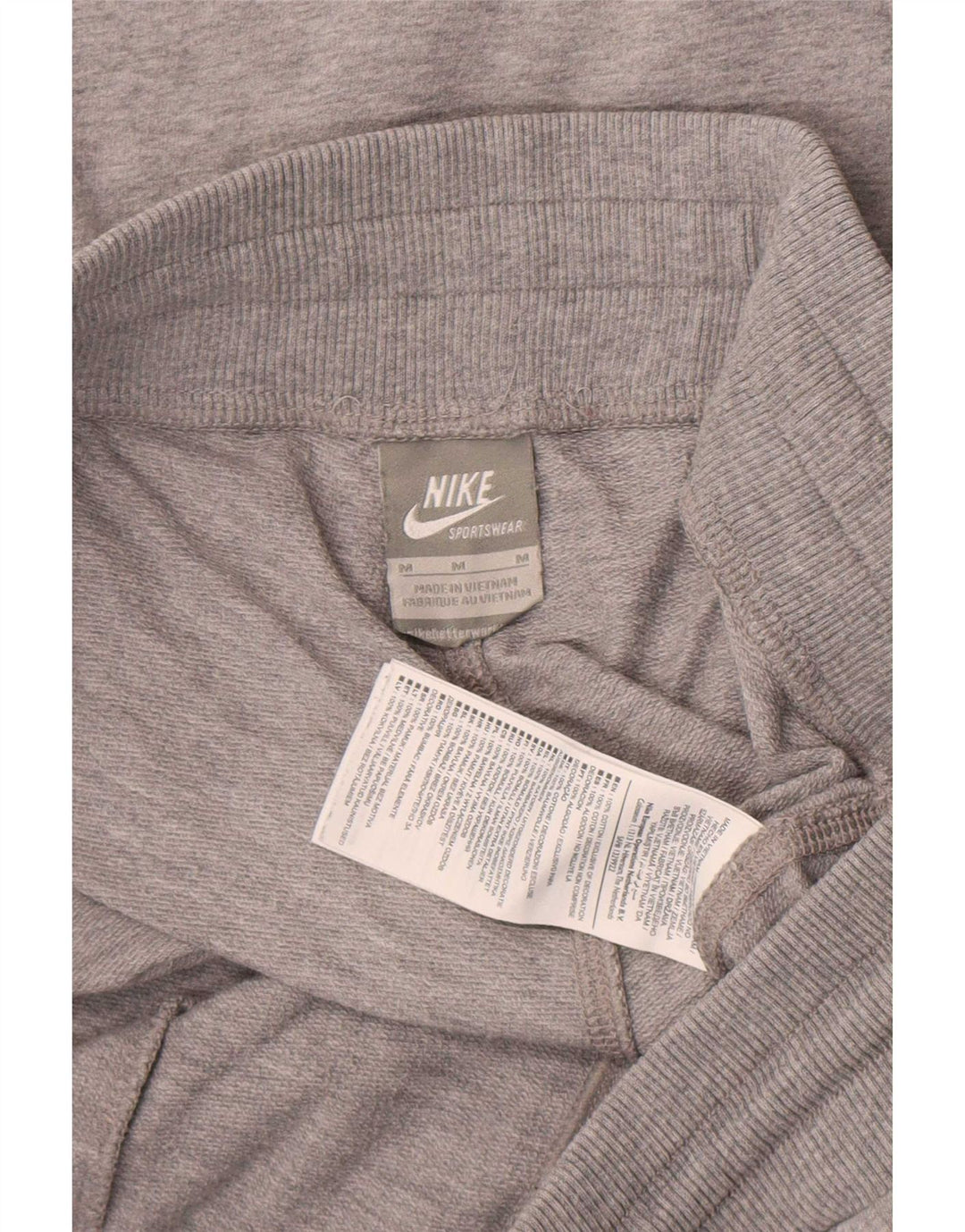 Nike Herren-Sportshorts aus mittelgrauer Baumwolle