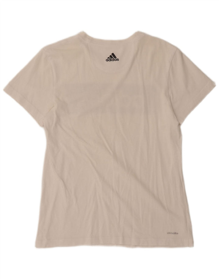 ADIDAS Herren Climalite Graphic T-Shirt Top Mittelweiß