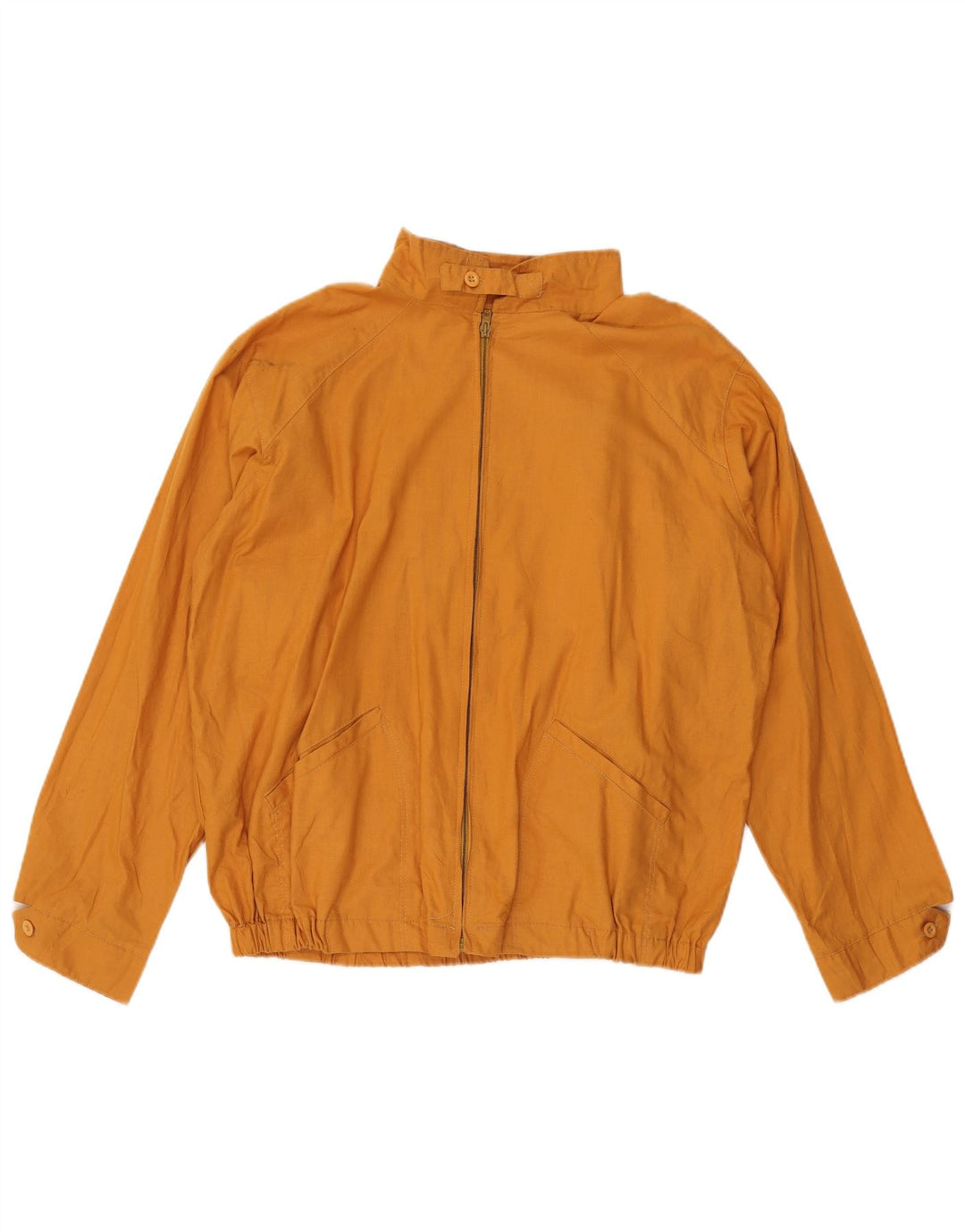 Vintage Herren Bomberjacke UK 42 XL Orange Baumwolle