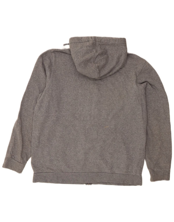 Under Armour Herren-Kapuzenpullover mit Reißverschluss, groß, grau gefleckte Baumwolle