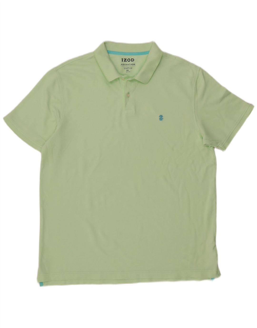 IZOD Herren Poloshirt 2XL Grüne Baumwolle