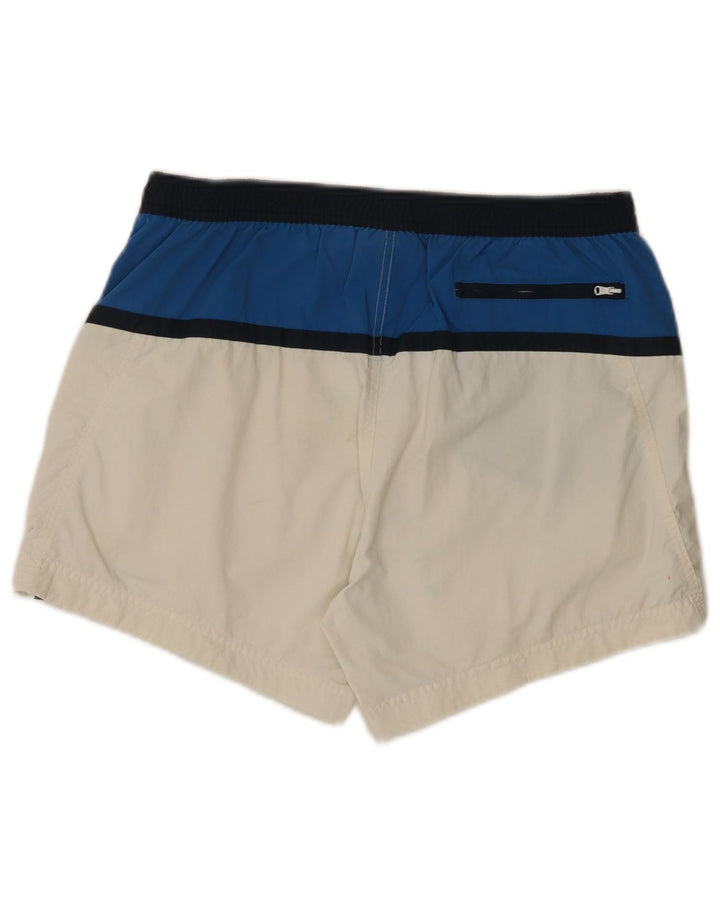 Champion Herren-Badeshorts, groß, Weiß, Farbblock
