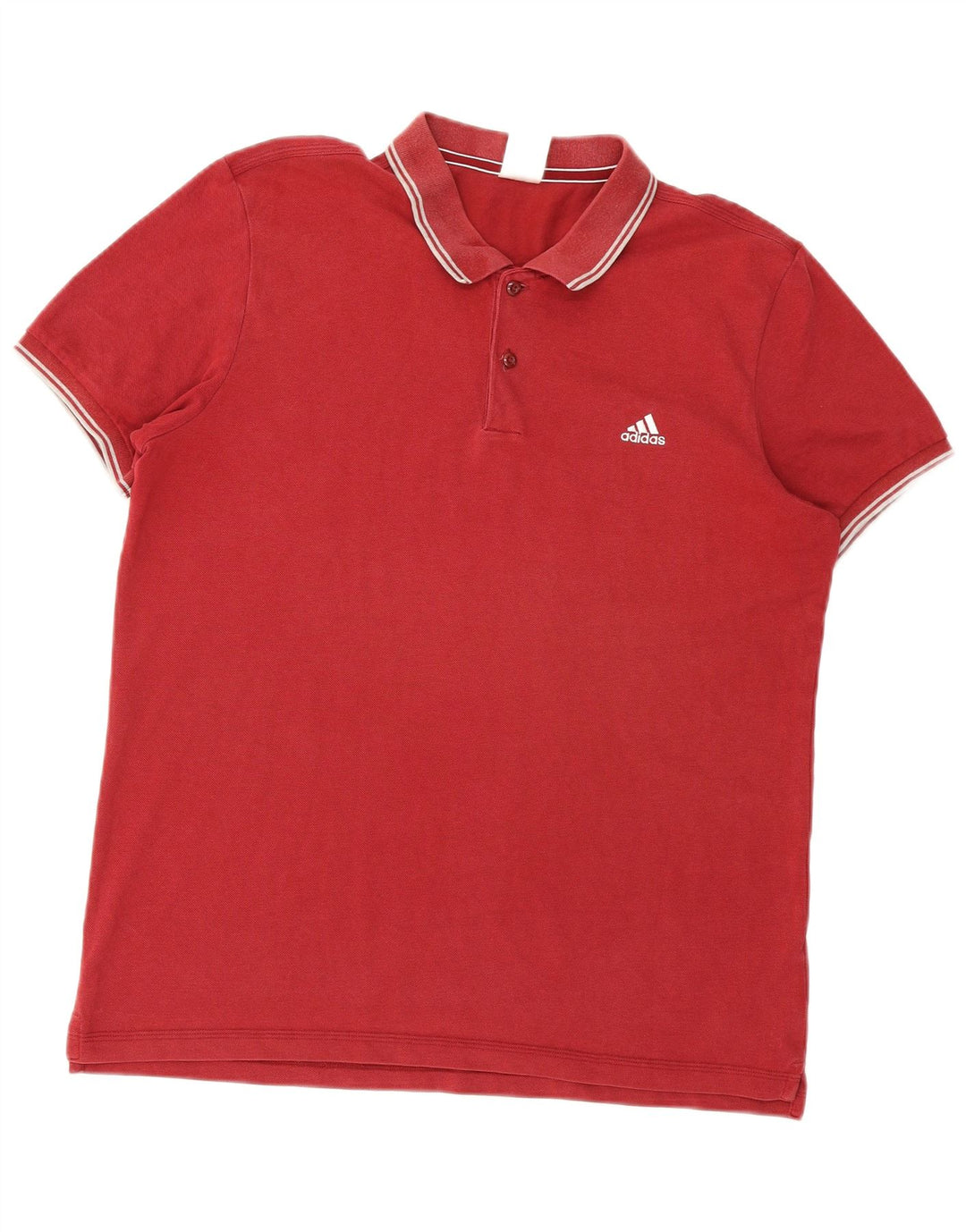 Adidas Herren Poloshirt XL Rot