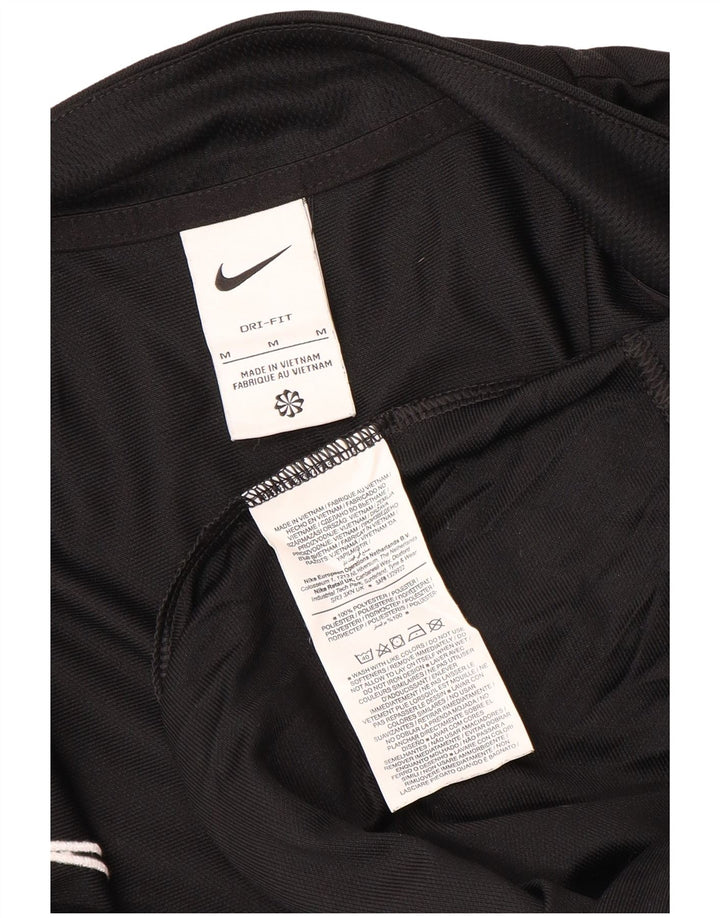 Nike Herren-Trainingsanzug-Oberjacke, Mittelschwarzes Polyester