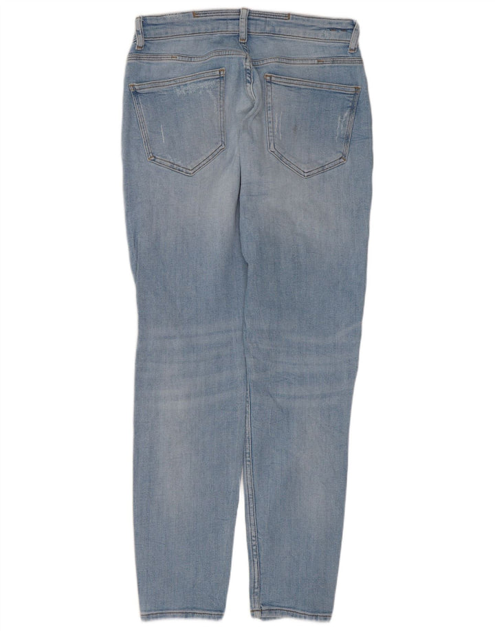 Zara Herren Distressed Tapered Jeans EU 40 Medium W31 L29 Blau