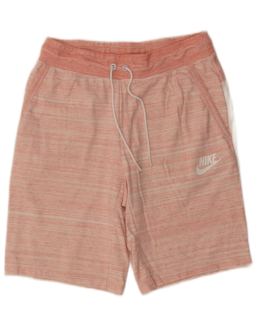 Nike Herren-Sportshorts, klein, rosa, gestreift, Baumwolle