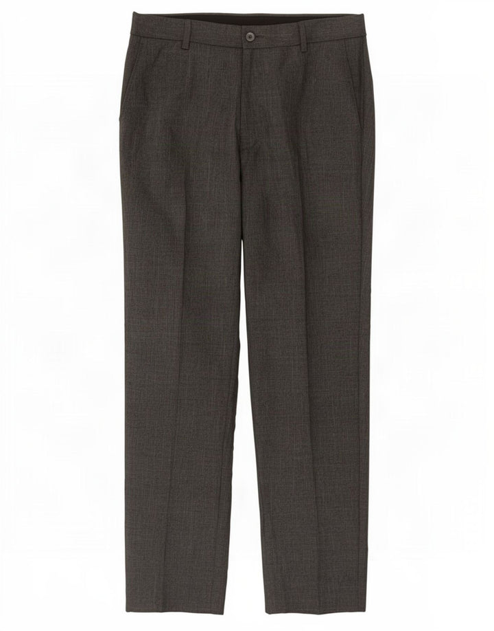 Marks & Spencer Slim-Anzughose für Herren, W30, L29, grau, Polyester