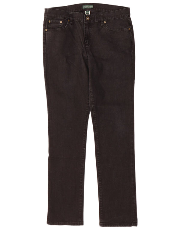 Ralph Lauren Damen Slim Jeans US 10 Large W32 L31 Schwarze Baumwolle