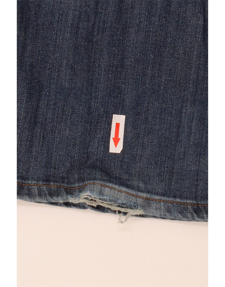 Wrangler Herren Straight Jeans W36 L32 Blaue Baumwolle