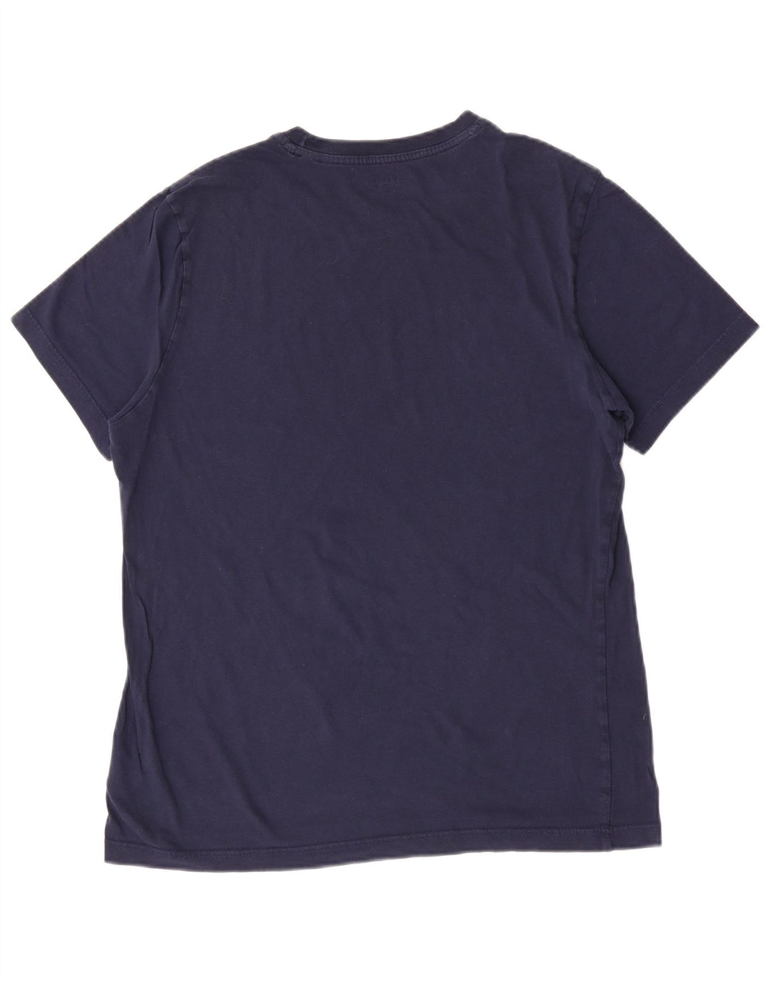 Reebok Herren T-Shirt Top Large Marineblau Baumwolle