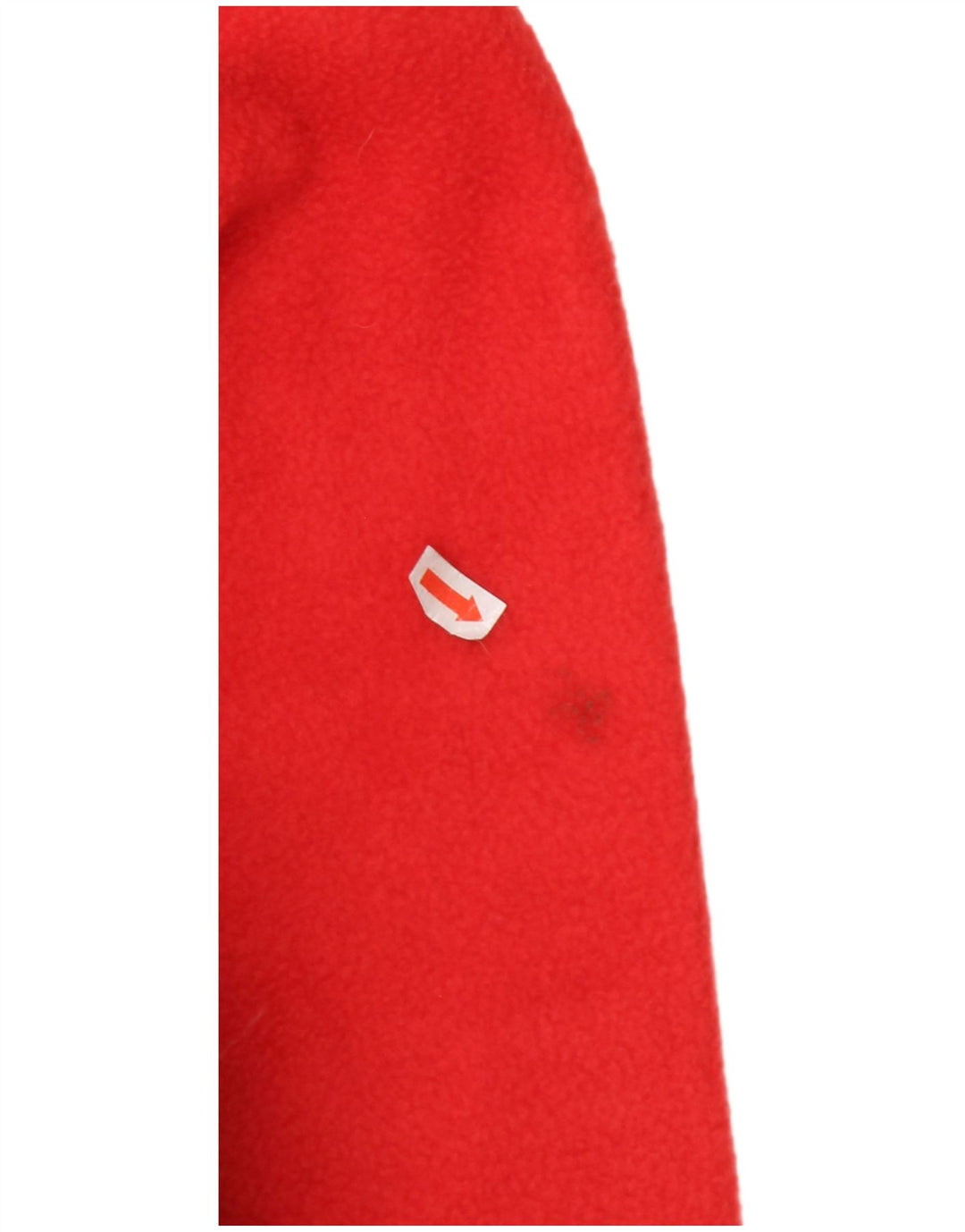 COLUMBIA Boys Fleece Jacket 13-14 Years Red Colourblock Polyester