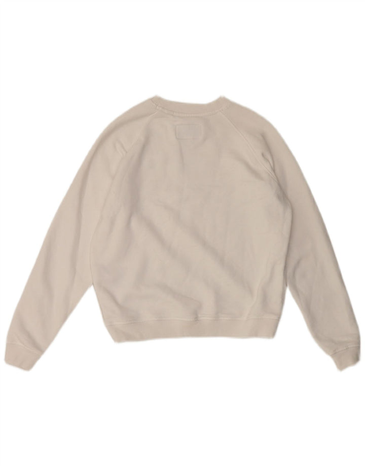 Jack Wills Damen-Sweatshirt in Übergröße, Größe S, Größe S, Weiß, Baumwolle