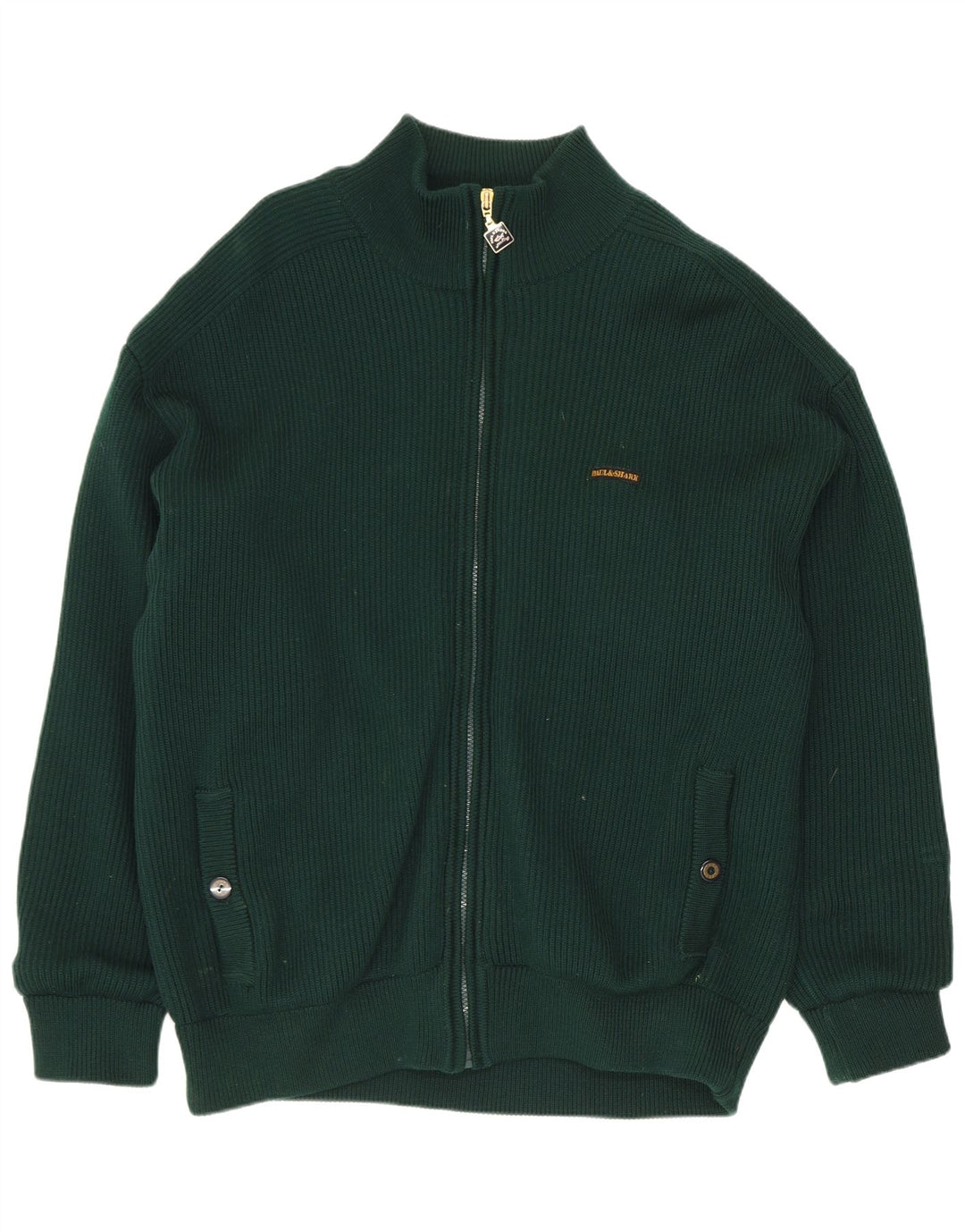 Paul & Shark Herren Strickjacke XL Grün Modern