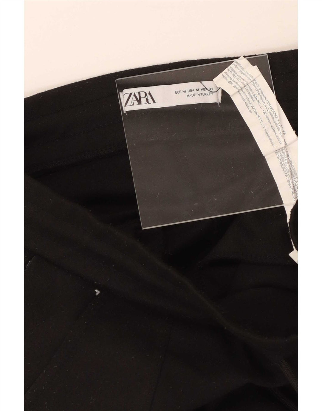 Zara Herren-Trainingshose, Jogginghose, Mittelschwarz, Polyester