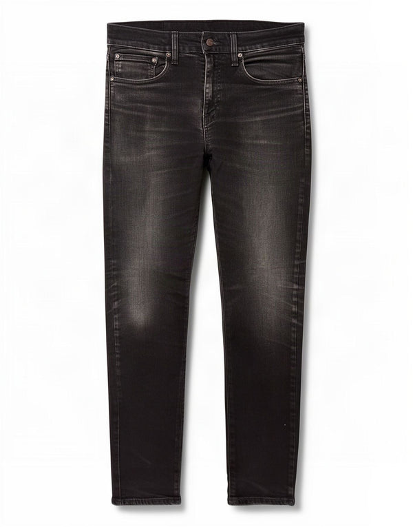 Levi's Herren 512 Slim Tapered Jeans W31 L32 Schwarze Baumwolle
