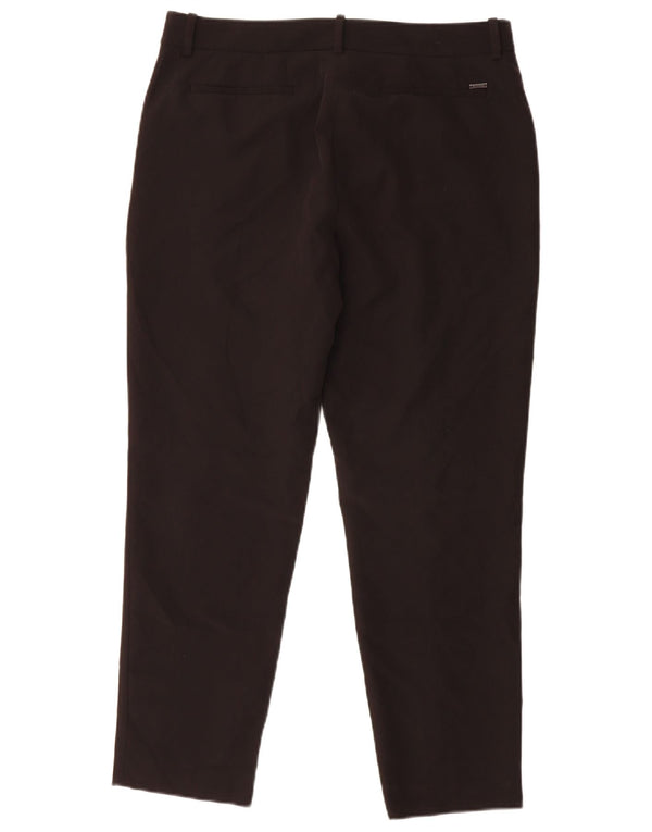 Dkny Damen Slim Chino-Hose US 8 Medium W30 L27 Schwarz