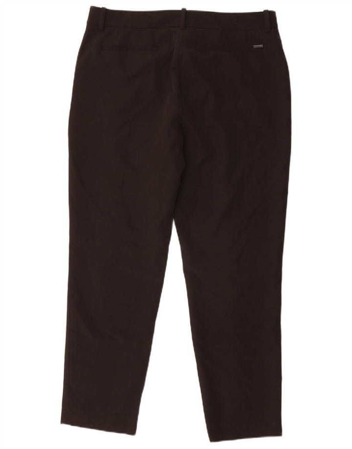 Dkny Damen Slim Chino-Hose US 8 Medium W30 L27 Schwarz