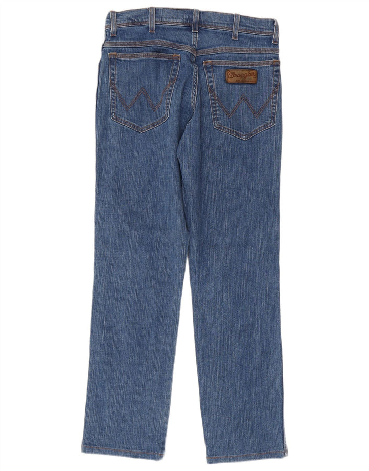 Wrangler Herren Texas Stretch Straight Jeans W32 L32 Blaue Baumwolle