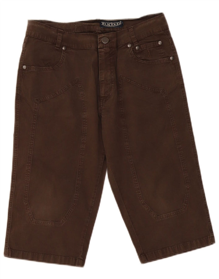 Jeckerson Damen Freizeitshorts W30 mittelbraune Baumwolle