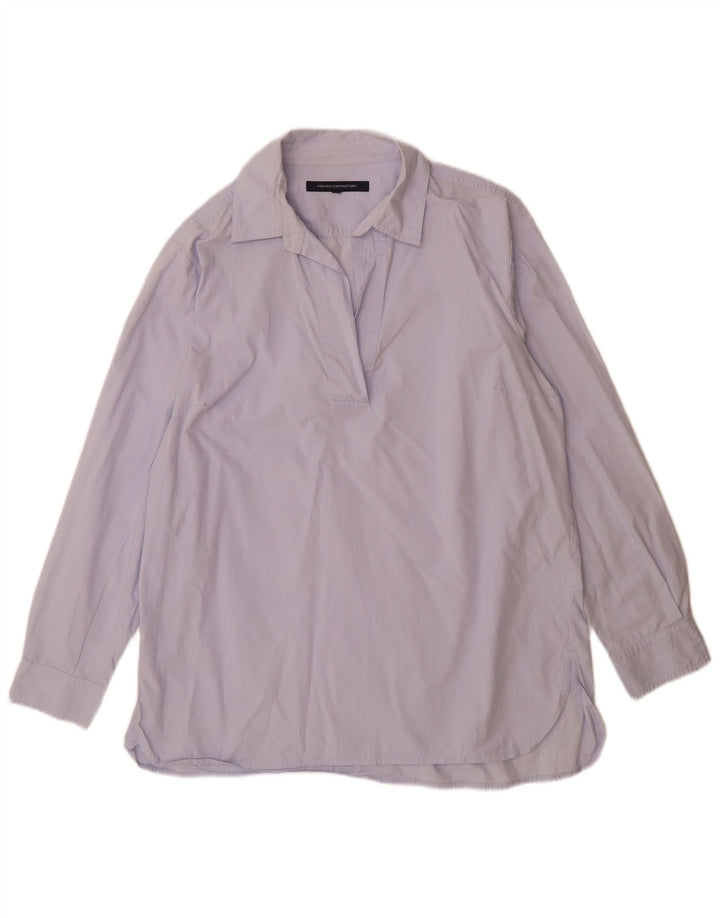 French Connection Damen-Pullover-Hemd, Größe 44, Blau