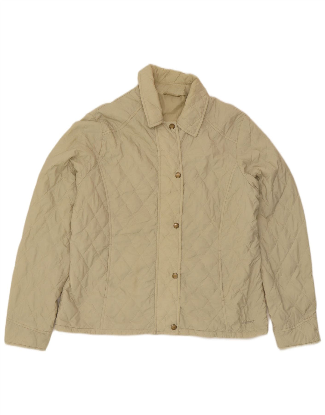 Barbour Damen Steppjacke UK 18 XL Khaki Polyamid