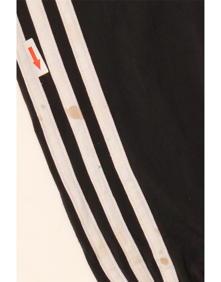 Adidas Herren-Trainingsanzug-Top-Jacke, großes schwarzes Polyester