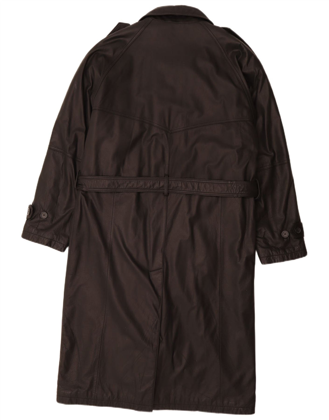 WESTBURY Herren Leder Trenchcoat IT 52 XL Schwarzes Leder