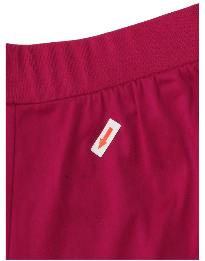 Adidas Damen Trainingshose UK 10 Small Lila Polyester