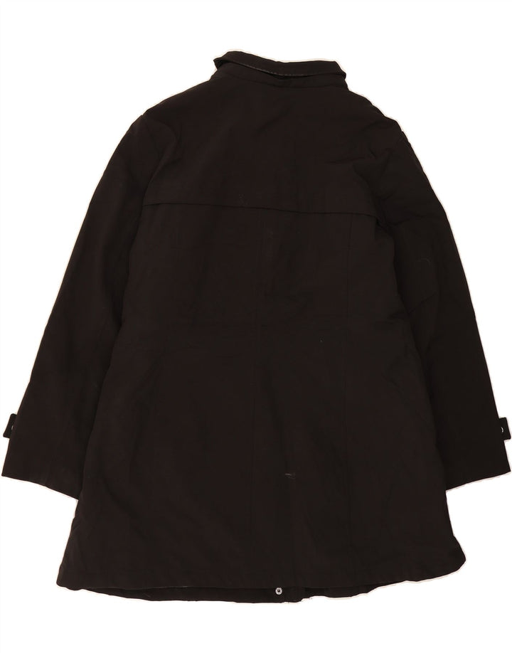 DKNY Womens Windbreaker Coat UK 16 XL Black Polyester Vintage Dkny and Second-Hand Dkny from Messina Hembry 
