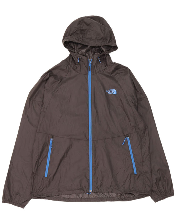 The North Face Herren-Regenjacke mit Kapuze, UK 42, XL, Schwarz, Polyester