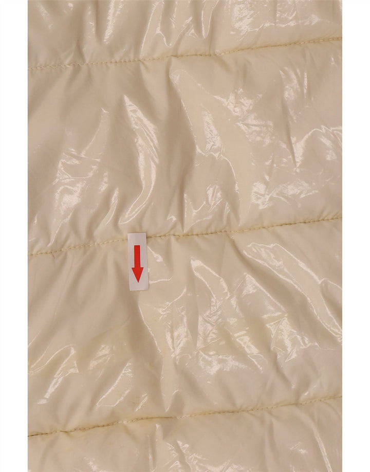 Invicta Herren-Jacke mit Kapuze, gepolstert, UK 36, Größe S, weiß, Polyamid