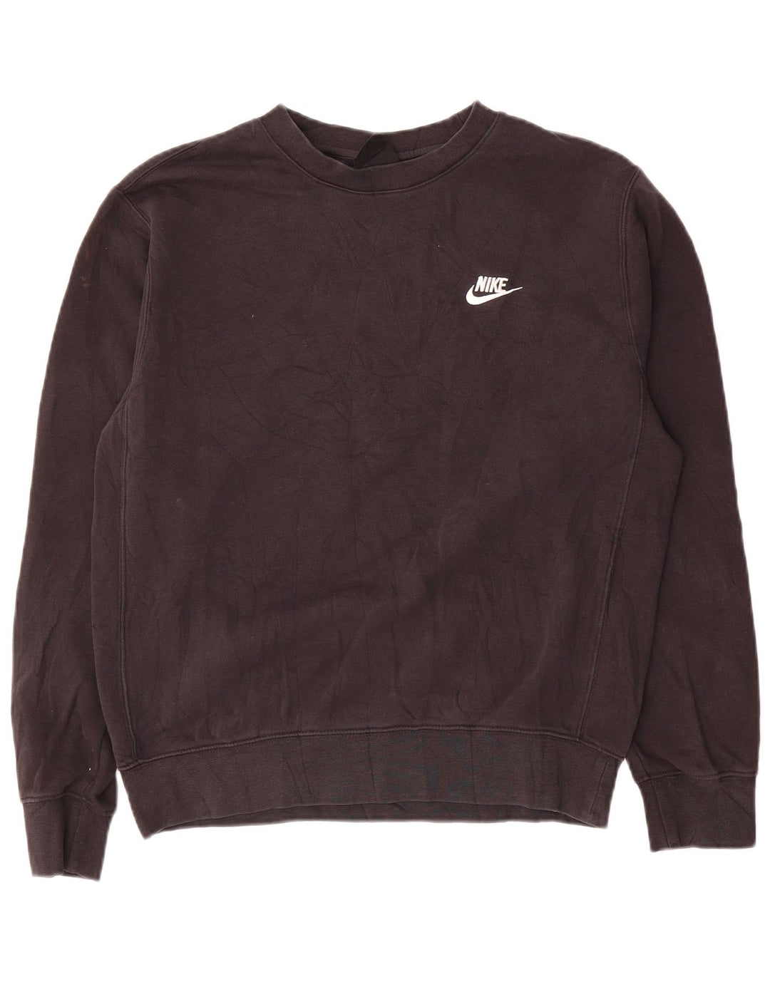 Nike Herren Sweatshirt Pullover Small Schwarz Baumwolle