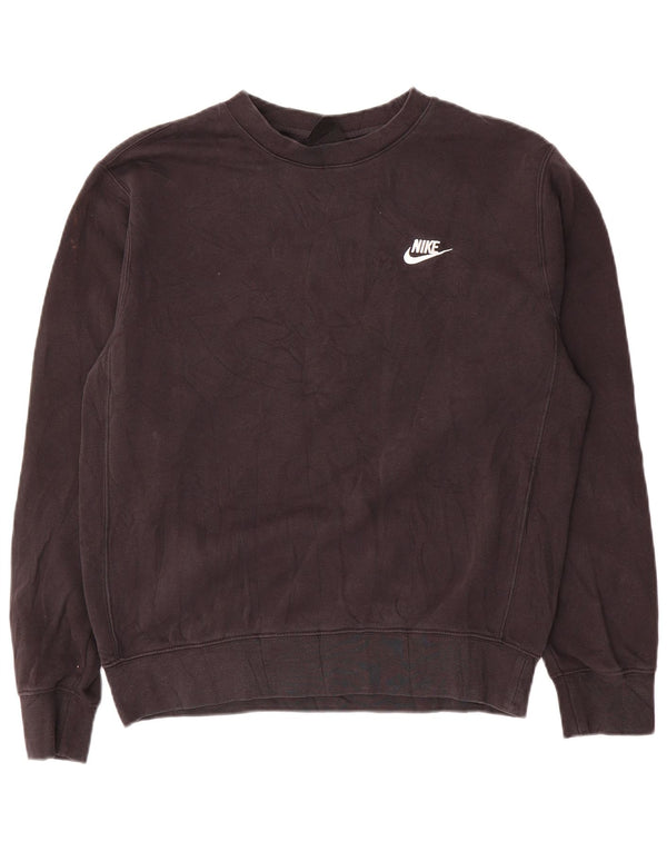 Nike Herren Sweatshirt Pullover Small Schwarz Baumwolle