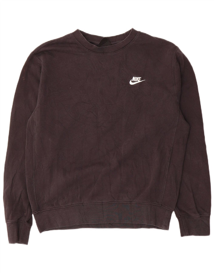 Nike Herren Sweatshirt Pullover Small Schwarz Baumwolle