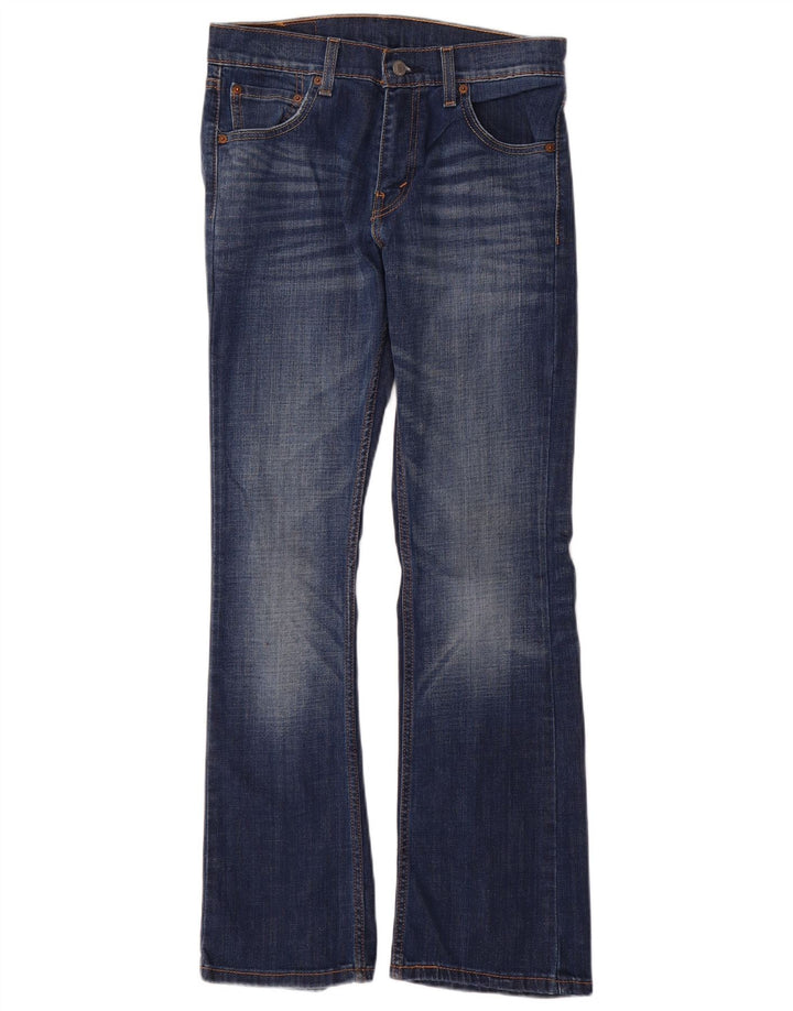 LEVI'S Damen 527 Bootcut Jeans W29 L30 Blaue Baumwolle