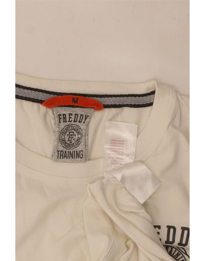 Freddy Herren-Weste mit Grafik, mittelweiße Baumwolle