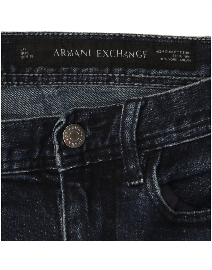 Armani Exchange Herren Slim Jeans W28 L31 Marineblau