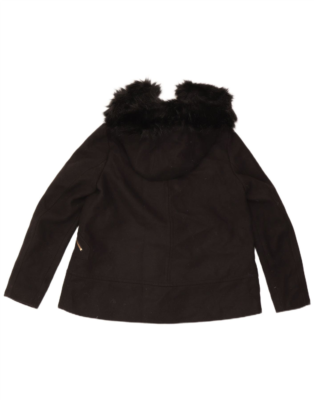 Zara Damen-Windbreakerjacke mit Kapuze, Gr. 14, mittelschwarz