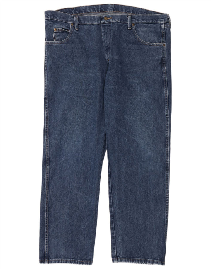 Wrangler Herren Straight Jeans W42 L30 Blaue Baumwolle