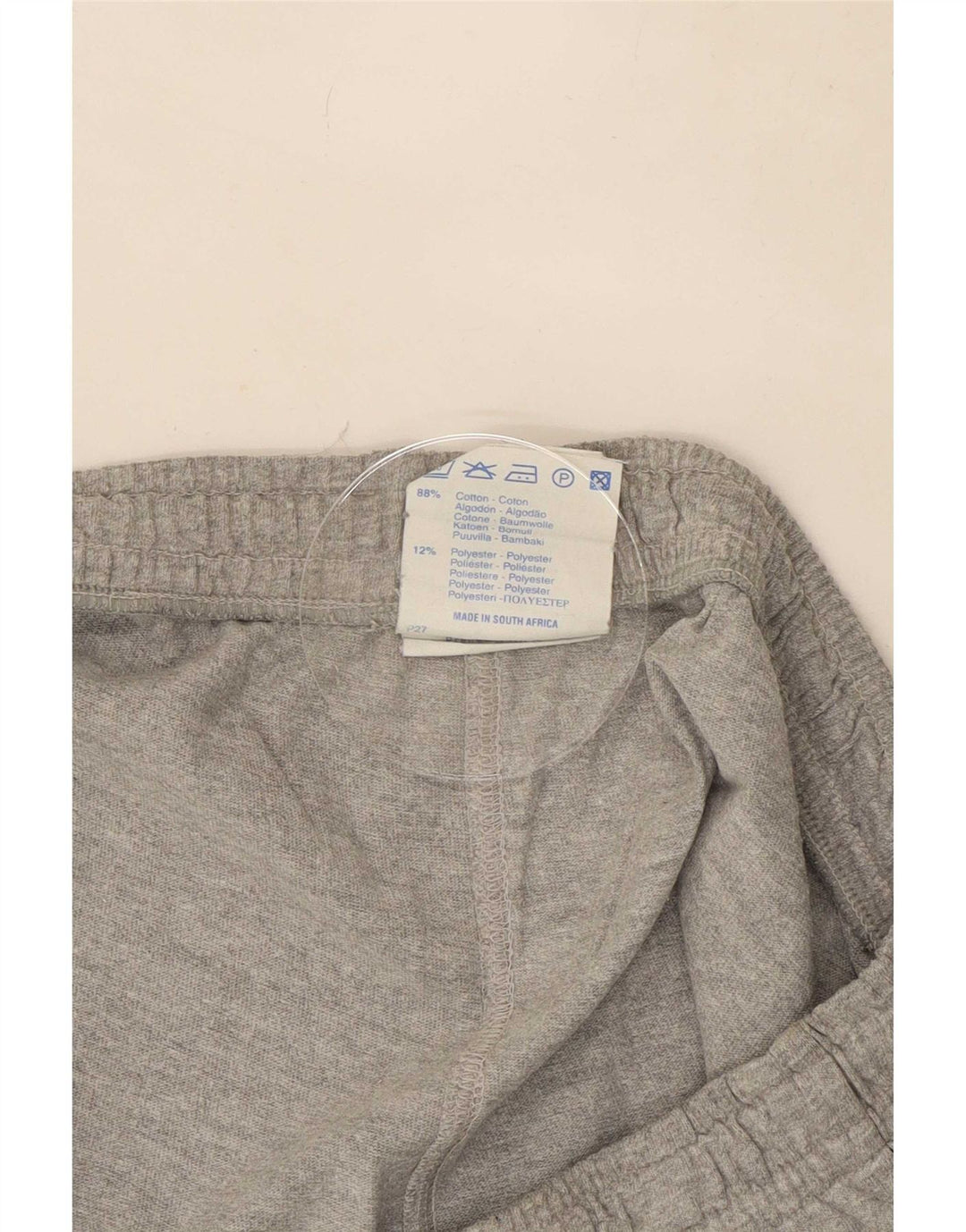 Champion Herren-Sportshorts XL aus grau gefleckter Baumwolle