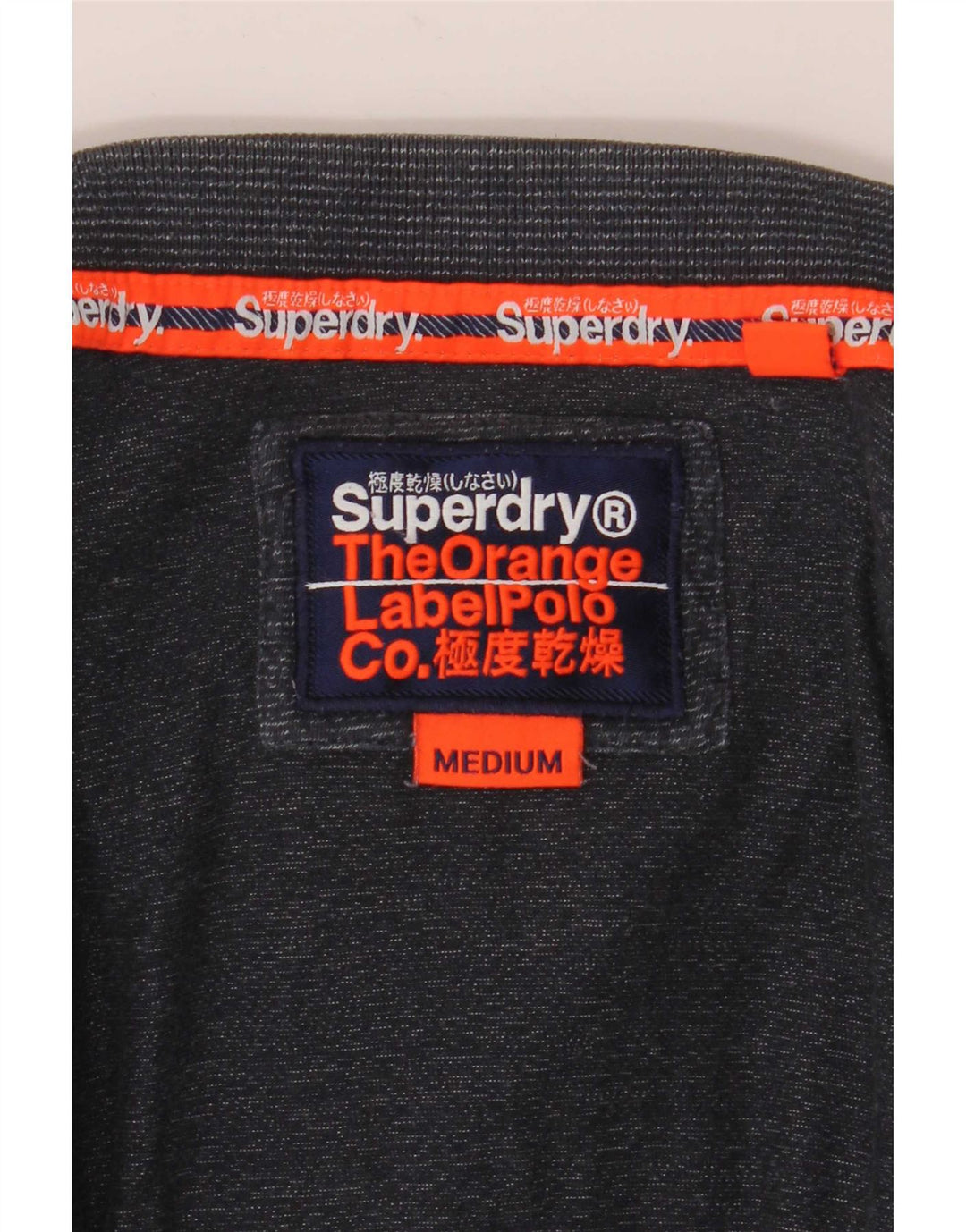 Superdry Herren-Poloshirt, mittelgroß, marineblau gefleckt