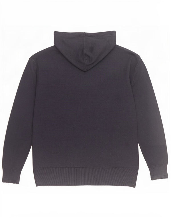 Marks & Spencer Damen Kapuzenpullover UK 14 Medium Marineblau Acryl